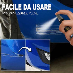 Spray per riparare i graffi sulle auto