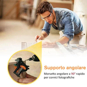 90 ° MORSETTO AUTOMATICO AD ANGOLO RETTO (4PZ)