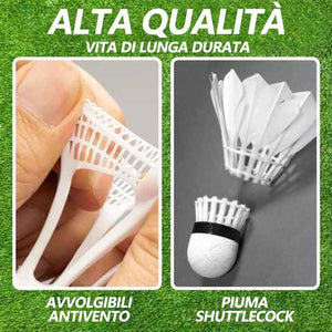 Badminton in nylon antivento（3 pz）