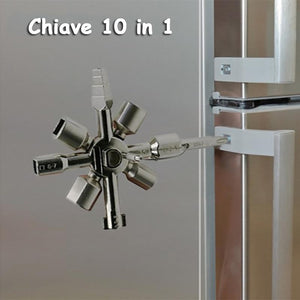 Chiave a croce multifunzione 10 in 1