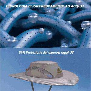 Cappello raffreddante Ice Cap con protezione UV