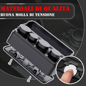 Scatola porta monete premium per auto