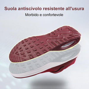 Scarpe da passeggio intime tessute volanti