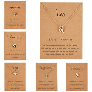 Collana con 12 segni zodiacali