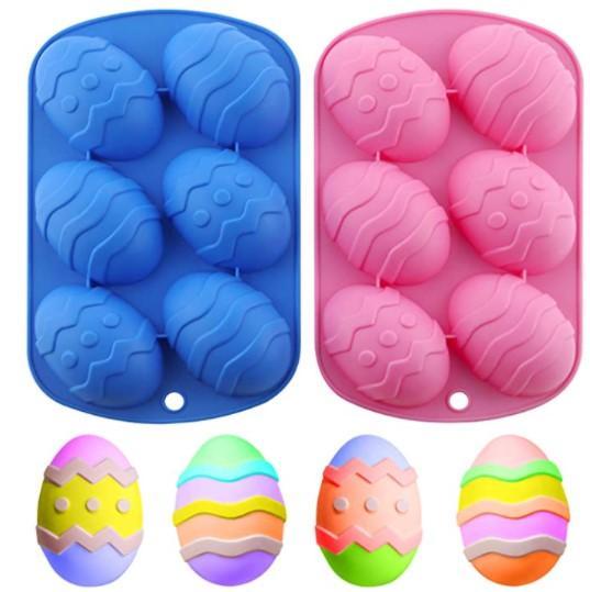 Stampi In Silicone Per Pasqua A Forma Di Coniglio – 6 Modelli 3D – Per Resina, Cera, Gesso – Fai Da Te