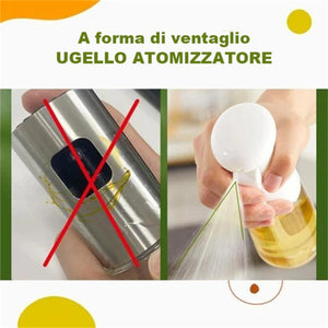 Flacone spray per olio a pressione d'aria