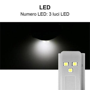 Luce LED a sensore per cerniere interne