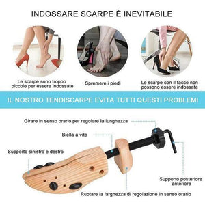 Tendiscarpe in legno