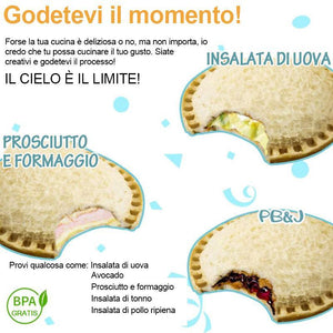 Taglierina e sigillatrice per panini fai da te per bambini