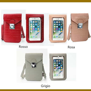 Borsa portatile per cellulare con touch screen