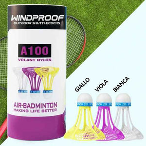 Badminton in nylon antivento（3 pz）