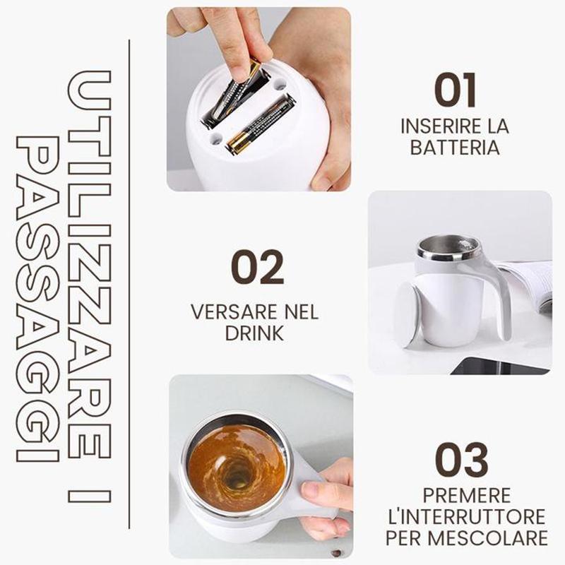 Tazza di miscelazione elettrica Tazza da caffè automescolante per palestra