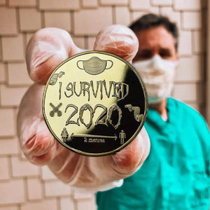 'I SURVIVED 2020' MONETA COMMEMORATIVA