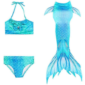 Costume da bagno bikini bambina coda a sirena