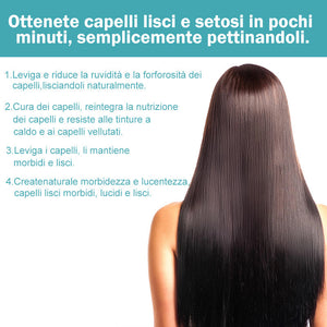 Crema correttrice di proteine per capelli lisci